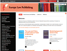Tablet Screenshot of europalawpublishing.com